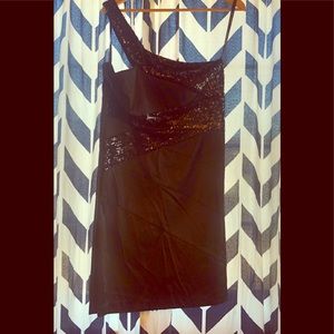 Short black formal dress